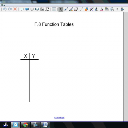 F.8 Function Tables