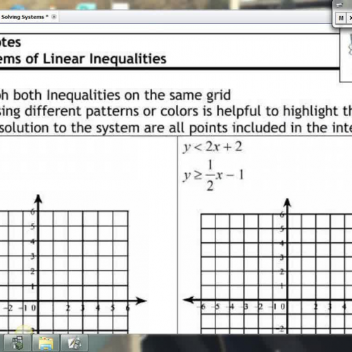 L8 - Systems of Inequalities