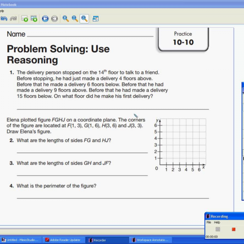 10-10 Problem Solving Using Reasoning