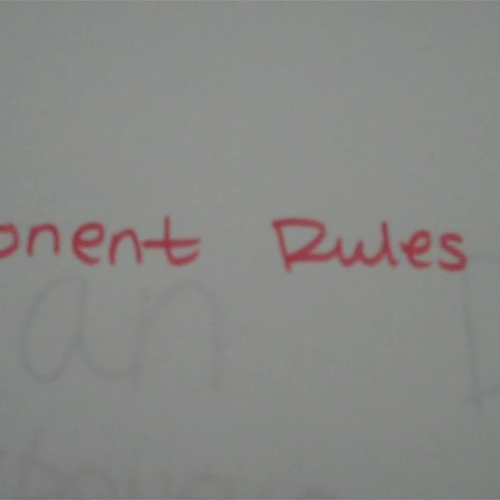 Exponent Rules 2a