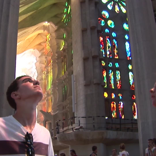 Art History Class at the Sagrada Familia, Bar