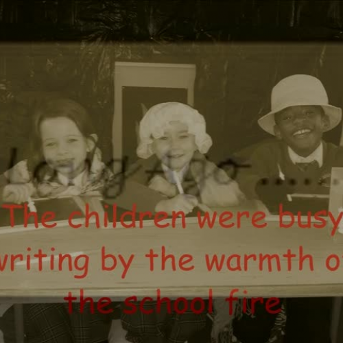 When our grandparents went to school.