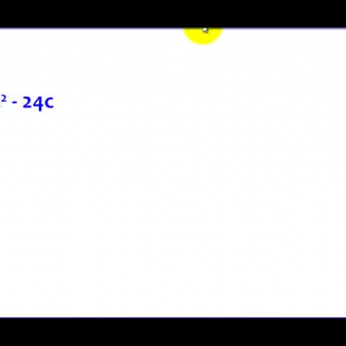 8-8 Example 2 Factoring by Grouping with a GC