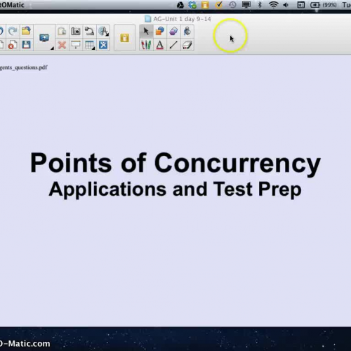 AG-1.08 Points of Concurrency (Apps &amp; Tes