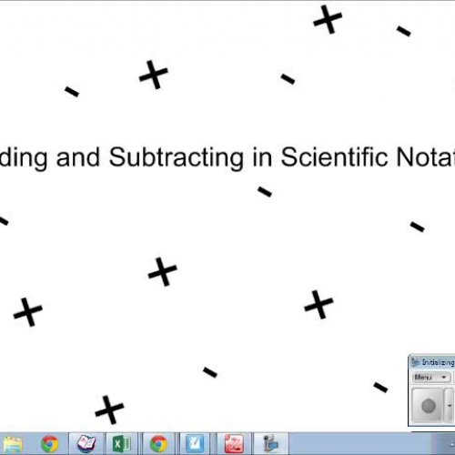 Scientific Notation Adding and Subtracting