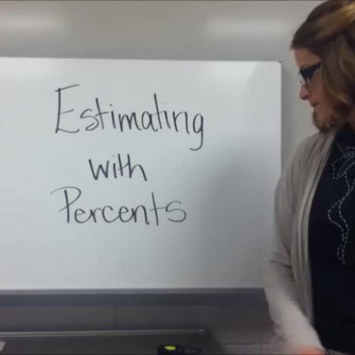 6-2 Estimating with Percents
