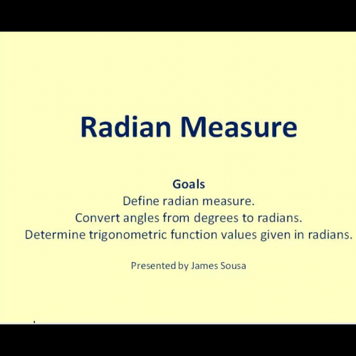 Radian Measure