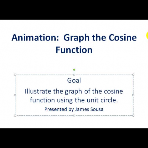 Animation_ Graphing the Cosine Function Using