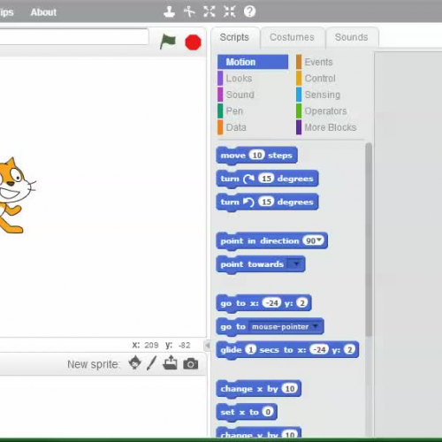 Keyboard Movement in Scratch