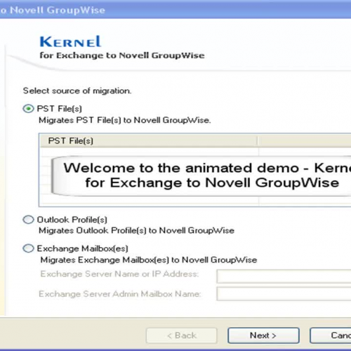 Exchange to Groupwise
