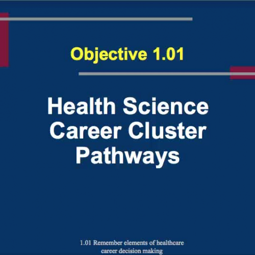 HS2 Unit A 1.01 Health Sciences Career Cluste
