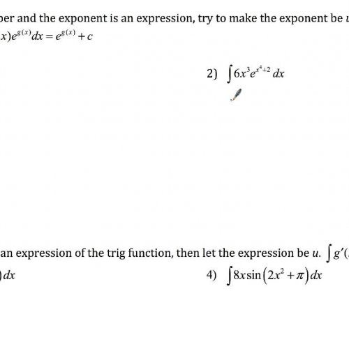 Integration By U-Substitution Exponential &am