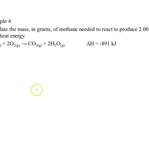 ex 4 - calc amount of reactant in grams