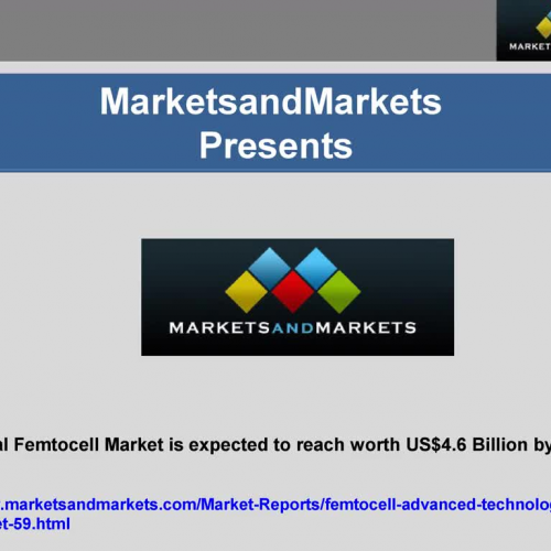 Global Femtocell Market is expected to reach 