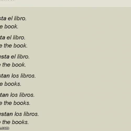 Avancemos 1 U3L1 - Gustar