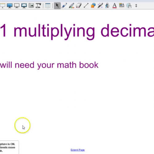 7-1 multiplying decimals