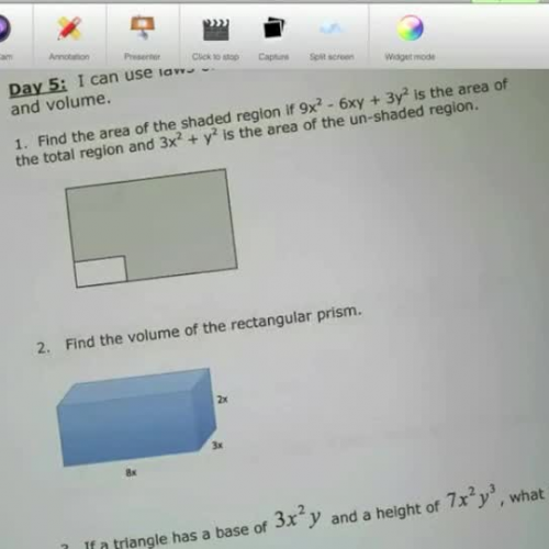 PAP 4-2 Day 5 Application problems with expon