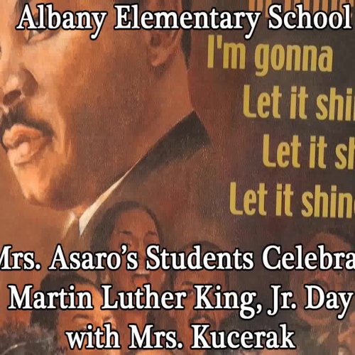 Albany Elementary Students Sing Martin Luther