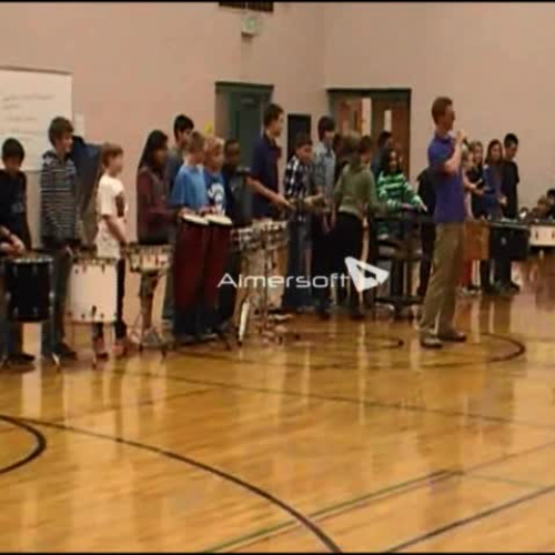 2014-01-24,3SixthGradeDrumlinePerformance