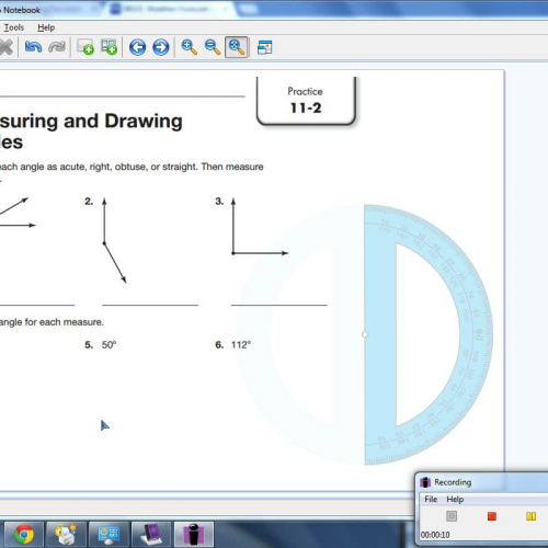 11-2 Measuring and Drawing Angles
