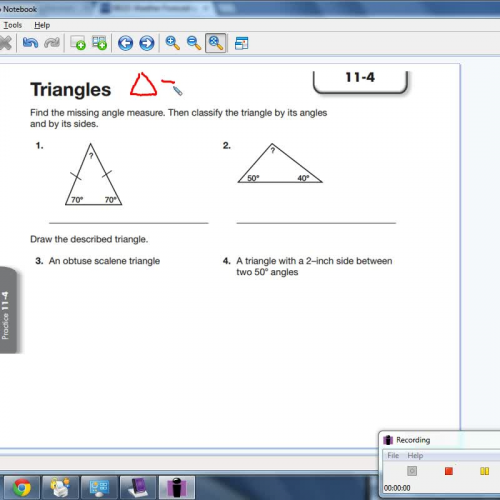 11-4 Triangles