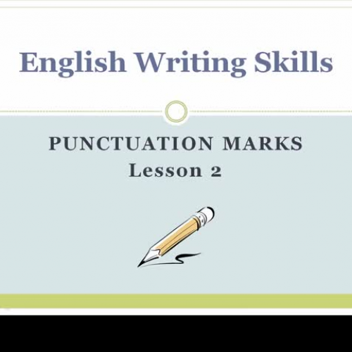 English Writing Skills 2 Commas and Capital L