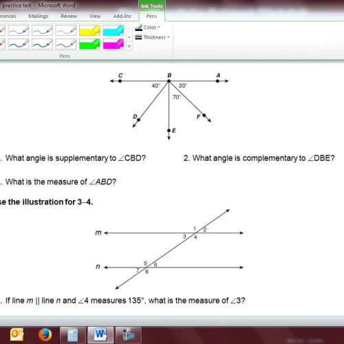 8th Practice Test Chapter 5