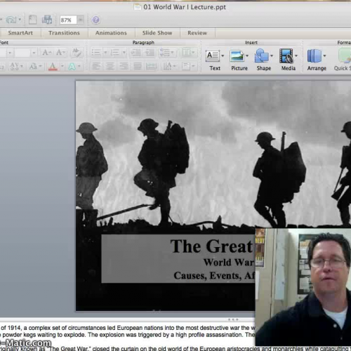 01 WWI Video Lecture