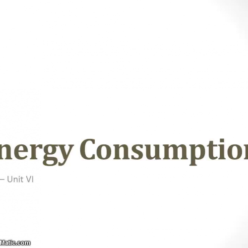 Energy Consumption