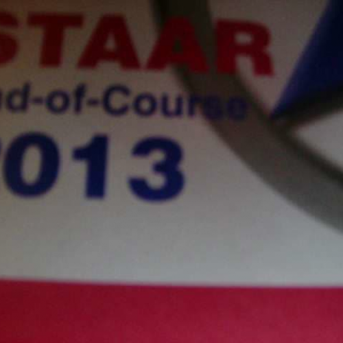 STAAR Test Rap - Started Back in August