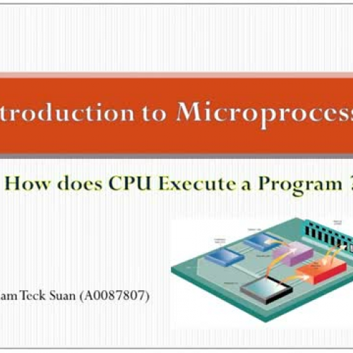 CPU001_How does CPU execute program