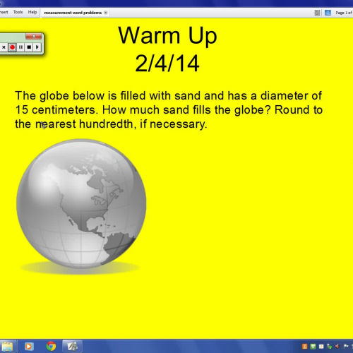 measurement word problems