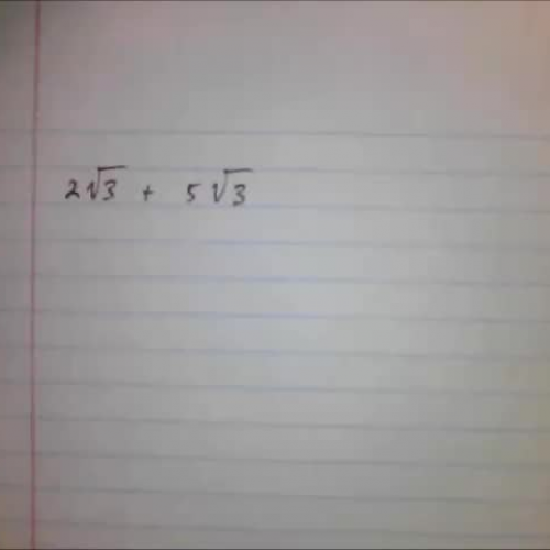 Adding and Subtracting Radical Expressions