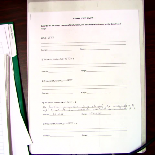 Review for Exponential Properties and Square-