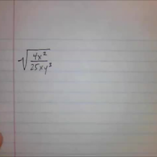 Dividing Radical Expressions