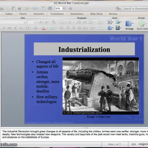 03 WWI Video Lecture