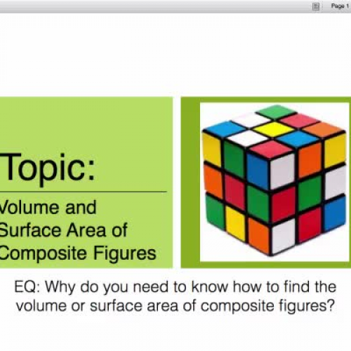 Volume and Surface Area of Composite Figures