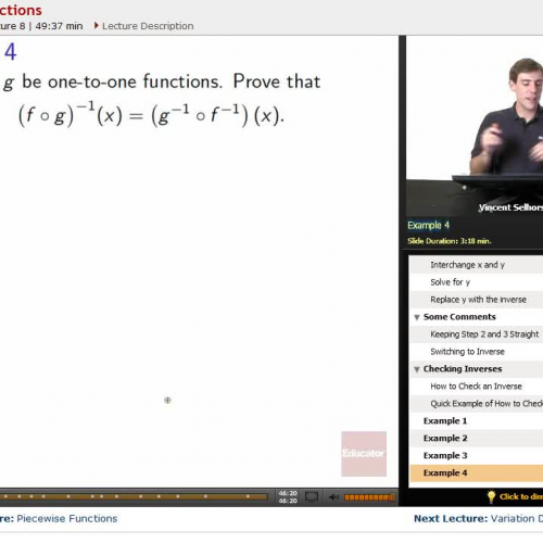 Precalculus: Inverse Functions | Educator.com