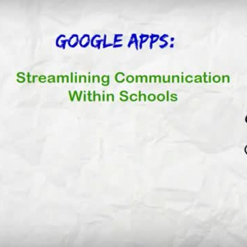 Google Apps  Streamlining Communication in Sc