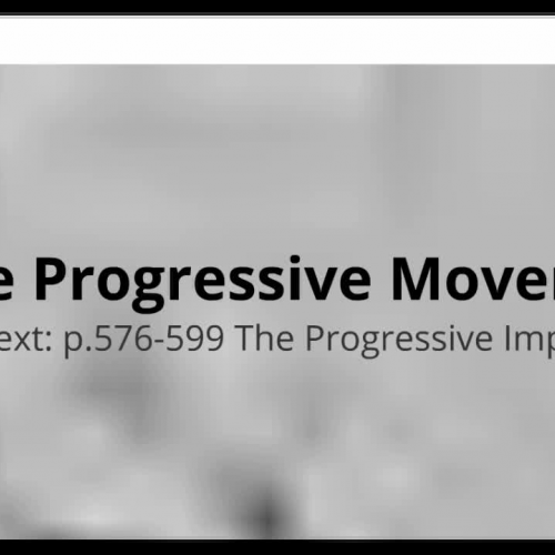 The Progressive Era