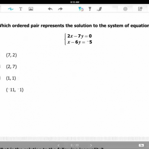 System of linear equations for the HSPE