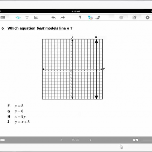 Undefined slope linear equations HSPE