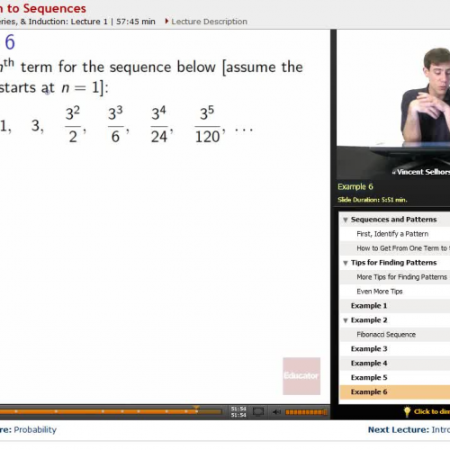 Precalculus: Introduction to Sequences | Educ