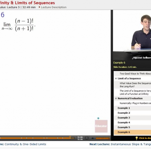 Precalculus: Limits at Infinity &amp; Limits 