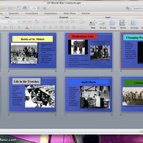 05 WWI Video Lecture