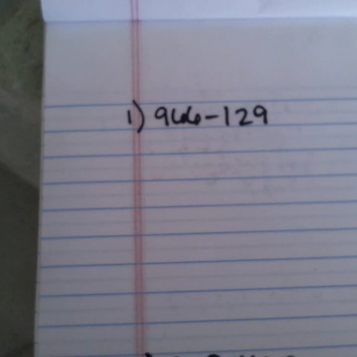 Subtracting whole numbers horizontally