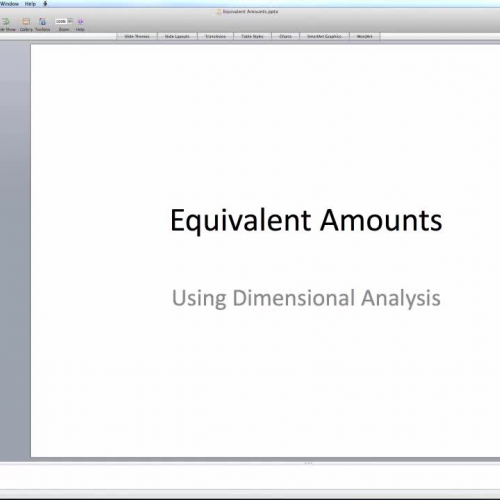 equivalent amounts
