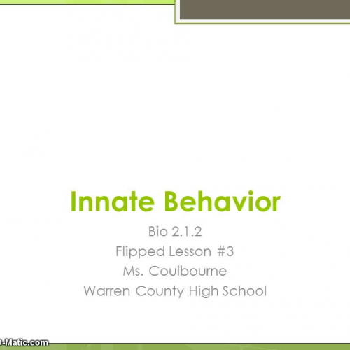 Innate Behavior