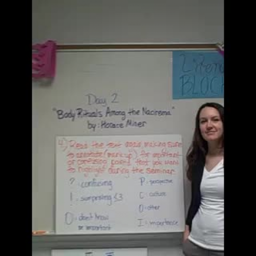 Preparing for a Seminar (Day #2) - "Body