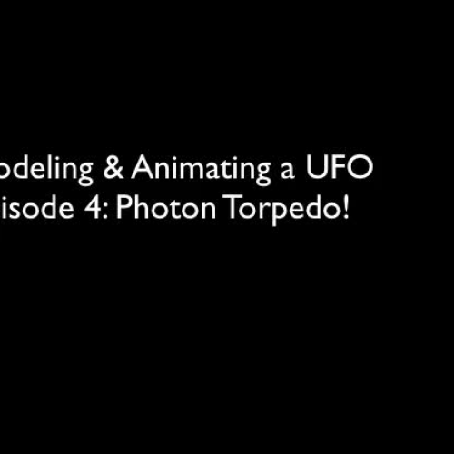 Blender UFO Photon Torpedo